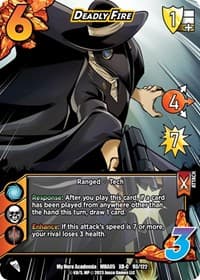 Deadly Fire (XR) - UniVersus: My Hero Academia: Undaunted Raid - UniVersus card