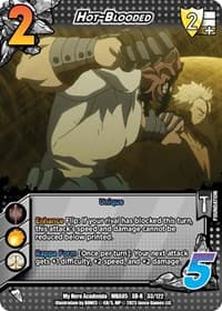 Hot-Blooded (XR) - UniVersus: My Hero Academia: Undaunted Raid - UniVersus card