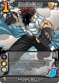 Lust For Battle - UniVersus: My Hero Academia: Undaunted Raid - UniVersus card