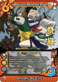 Duplicate Deception Stab - UniVersus: My Hero Academia: Undaunted Raid - UniVersus card