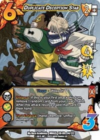 Duplicate Deception Stab (XR) - UniVersus: My Hero Academia: Undaunted Raid - UniVersus card