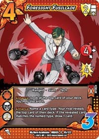 Foresight Fusillade - UniVersus: My Hero Academia: Undaunted Raid - UniVersus card