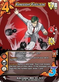 Foresight Fusillade (XR) - UniVersus: My Hero Academia: Undaunted Raid - UniVersus card