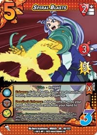 Spiral Blasts - UniVersus: My Hero Academia: Undaunted Raid - UniVersus card