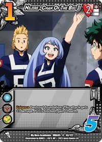 Nejire-Chan Of The Big 3 - UniVersus: My Hero Academia: Undaunted Raid - UniVersus card