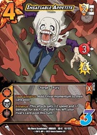 Insatiable Appetite (XR) - UniVersus: My Hero Academia: Undaunted Raid - UniVersus card