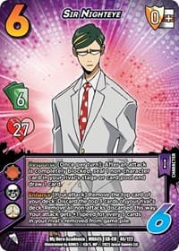 Sir Nighteye (XR-CH) - UniVersus: My Hero Academia: Undaunted Raid - UniVersus card