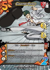 Counter-Sweep (XR) - UniVersus: My Hero Academia: Undaunted Raid - UniVersus card