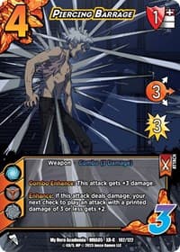 Piercing Barrage (XR) - UniVersus: My Hero Academia: Undaunted Raid - UniVersus card