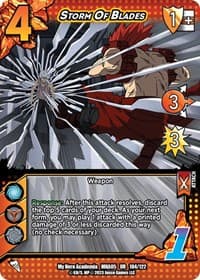 Storm of Blades - UniVersus: My Hero Academia: Undaunted Raid - UniVersus card