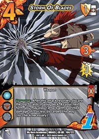 Storm of Blades (XR) - UniVersus: My Hero Academia: Undaunted Raid - UniVersus card