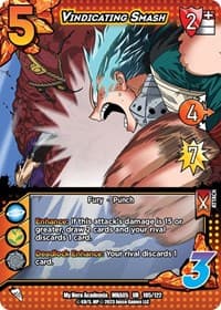 Vindicating Smash - UniVersus: My Hero Academia: Undaunted Raid - UniVersus card