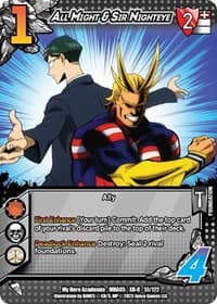 All Might & Sir Nighteye (XR) - UniVersus: My Hero Academia: Undaunted Raid - UniVersus card