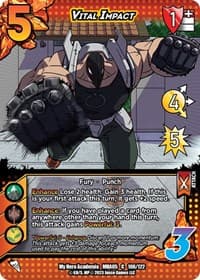 Vital Impact - UniVersus: My Hero Academia: Undaunted Raid - UniVersus card