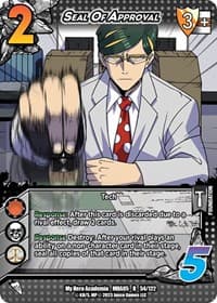 Seal Of Approval - UniVersus: My Hero Academia: Undaunted Raid - UniVersus card