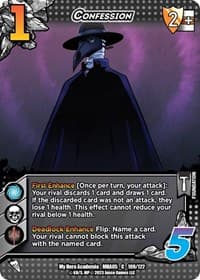 Confession - UniVersus: My Hero Academia: Undaunted Raid - UniVersus card