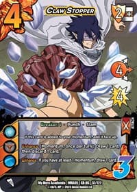 Claw Stopper (XR) - UniVersus: My Hero Academia: Undaunted Raid - UniVersus card