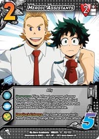 Heroic Assistants - UniVersus: My Hero Academia: Undaunted Raid - UniVersus card