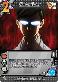 Intense Stare - UniVersus: My Hero Academia: Undaunted Raid - UniVersus card