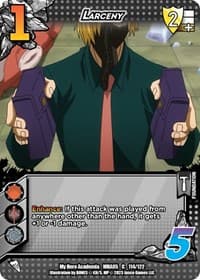 Larceny - UniVersus: My Hero Academia: Undaunted Raid - UniVersus card