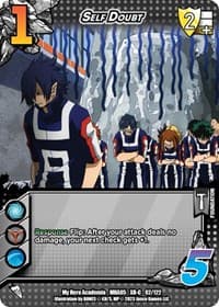 Self Doubt (XR) - UniVersus: My Hero Academia: Undaunted Raid - UniVersus card