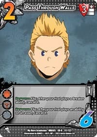 Pass Through Walls (XR) - UniVersus: My Hero Academia: Undaunted Raid - UniVersus card