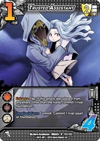 Trusted Assistant - UniVersus: My Hero Academia: Undaunted Raid - UniVersus card