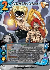 A Spear And A Shield - UniVersus: My Hero Academia: Undaunted Raid - UniVersus card