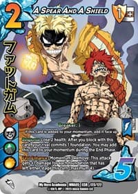 A Spear And A Shield (XSR) - UniVersus: My Hero Academia: Undaunted Raid - UniVersus card