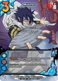 Manifest - UniVersus: My Hero Academia: Undaunted Raid - UniVersus card