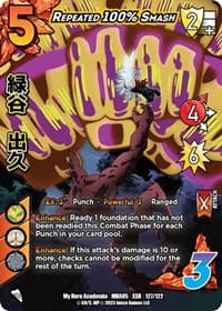 Repeated 100% Smash (XSR) - UniVersus: My Hero Academia: Undaunted Raid - UniVersus card