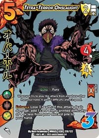 Tetra-Terror Onslaught (XSR) - UniVersus: My Hero Academia: Undaunted Raid - UniVersus card