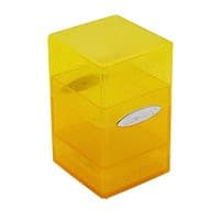 Satin Tower - Glitter Yellow - Ultra Pro Deck Boxes - Deck Boxes card