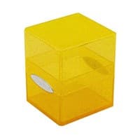 Satin Cube - Glitter Yellow - Ultra Pro Deck Boxes - Deck Boxes card