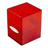 Satin Cube - Glitter Red - Ultra Pro Deck Boxes - Deck Boxes card