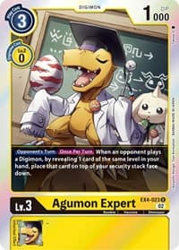 Agumon Expert - Alternative Being Booster - Digimon Card Game card