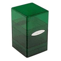Satin Tower - Glitter Green - Ultra Pro Deck Boxes - Deck Boxes card