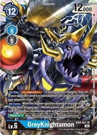 GreyKnightsmon - Alternative Being Booster - Digimon Card Game card