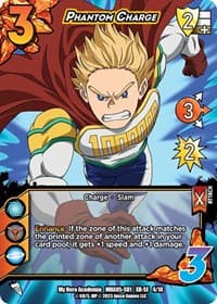Phantom Charge (XR) - UniVersus: My Hero Academia: Undaunted Raid - UniVersus card