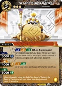 Arcana King Charles - False Gods - Battle Spirits Saga card