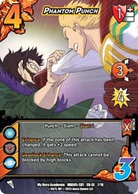Phantom Punch (XR) - UniVersus: My Hero Academia: Undaunted Raid - UniVersus card