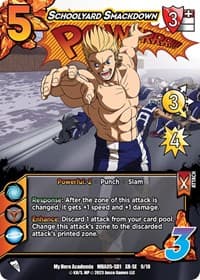 Schoolyard Smackdown (XR) - UniVersus: My Hero Academia: Undaunted Raid - UniVersus card