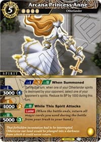 Arcana Princess Anne - False Gods - Battle Spirits Saga card