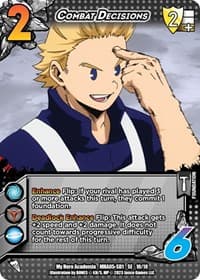 Combat Decisions - UniVersus: My Hero Academia: Undaunted Raid - UniVersus card