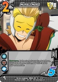 Humble Hero - UniVersus: My Hero Academia: Undaunted Raid - UniVersus card
