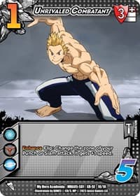 Unrivaled Combatant (XR) - UniVersus: My Hero Academia: Undaunted Raid - UniVersus card