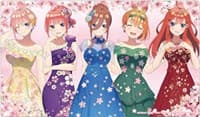 The Quintessential Quintuplets: New Illustration Group Playmat - Cherry Blossom Dress - Bushiroad Playmats - Playmats card