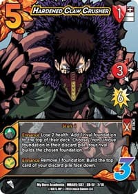 Hardened Claw Crusher (XR) - UniVersus: My Hero Academia: Undaunted Raid - UniVersus card