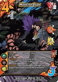 Monster Dash (XR) - UniVersus: My Hero Academia: Undaunted Raid - UniVersus card