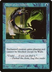 Cloak of Invisibility - Mirage - Magic: The Gathering card